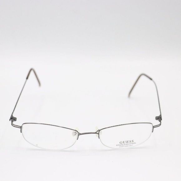 Guess Oval Half Rim Stainless Steel Lightweight Flexible Glasses 47 18 140 - Picture 1 of 1